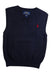 A Navy Sweater Vests from Polo Ralph Lauren in size 2T for boy. (Front View)