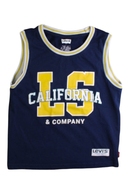 A Navy Sleeveless T Shirts from Levi's in size 2T for boy. (Front View)