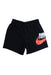 A Black Shorts from Nike in size 4T for girl. (Front View)