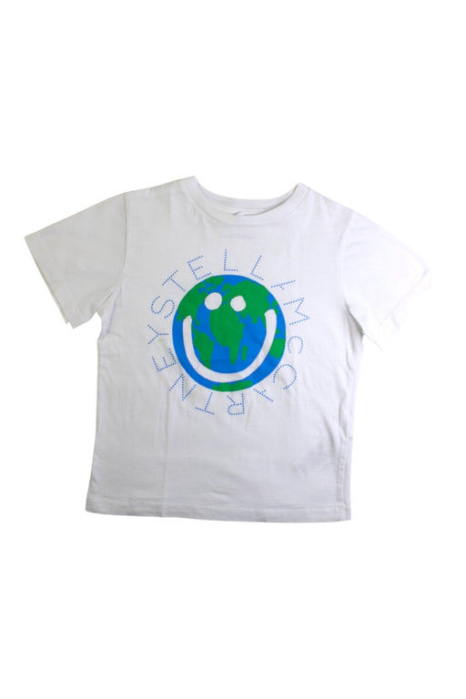A White Short Sleeve T Shirts from Stella McCartney in size 4T for boy. (Front View)