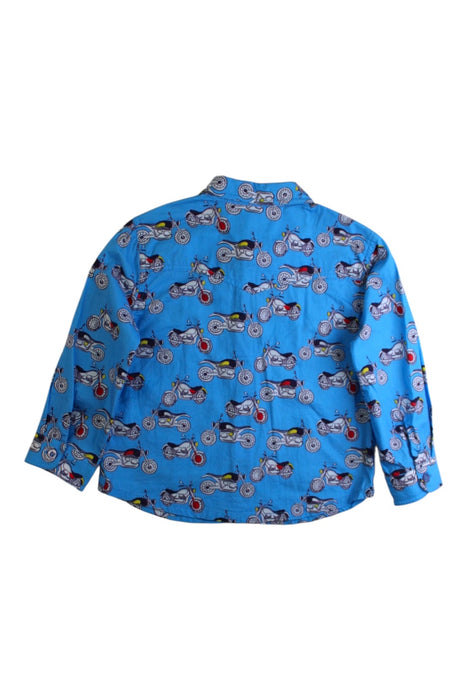 A Blue Long Sleeve Polos from Cath Kids London in size 2T for boy. (Back View)