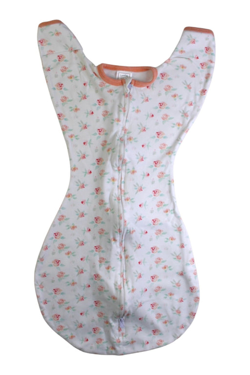 A White Swaddles from Swaddle Designs in size 3-6M for girl. (Front View)