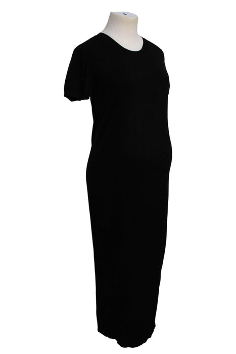 A Black Short Sleeve Dresses from Hatch in size Maternity-S for maternity. (Back View)
