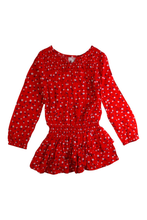 A Red Long Sleeve Tops from Seed in size 12-18M for girl. (Front View)