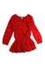 A Red Long Sleeve Tops from Seed in size 12-18M for girl. (Front View)