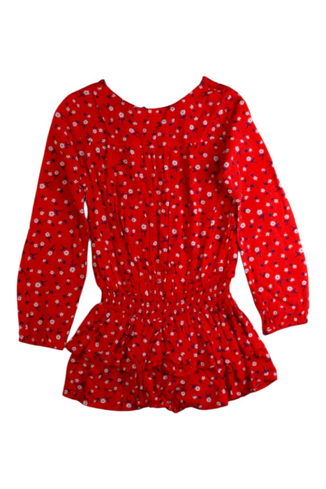 A Red Long Sleeve Tops from Seed in size 12-18M for girl. (Back View)