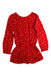 A Red Long Sleeve Tops from Seed in size 12-18M for girl. (Back View)