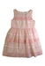A Pink Sleeveless Dresses from Kingkow in size 6T for girl. (Front View)