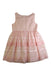 A Pink Sleeveless Dresses from Kingkow in size 6T for girl. (Back View)