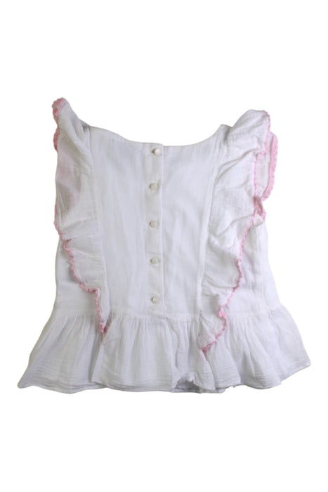 A White Sleeveless Tops from Polo Ralph Lauren in size 4T for girl. (Back View)