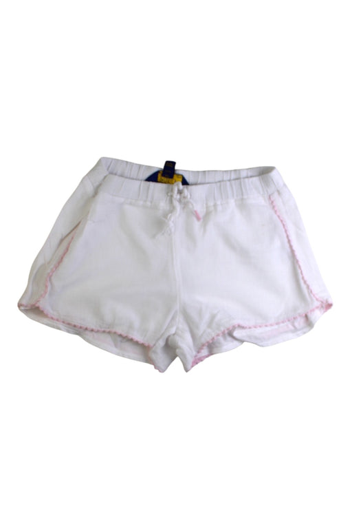 A White Shorts from Polo Ralph Lauren in size 6T for girl. (Front View)