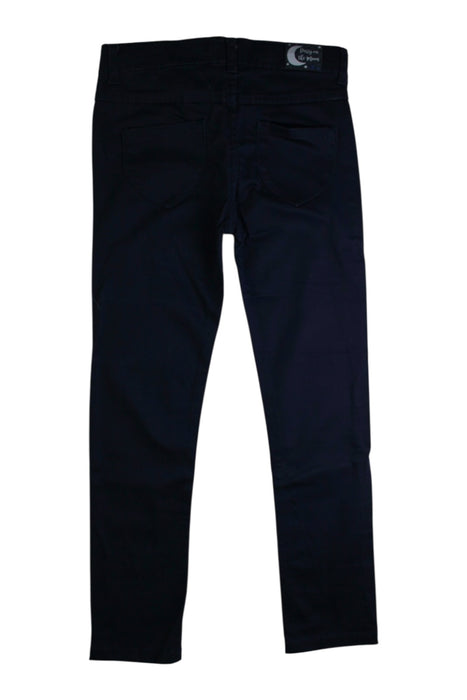 A Navy Jeans from La Compagnie des Petits in size 8Y for girl. (Back View)