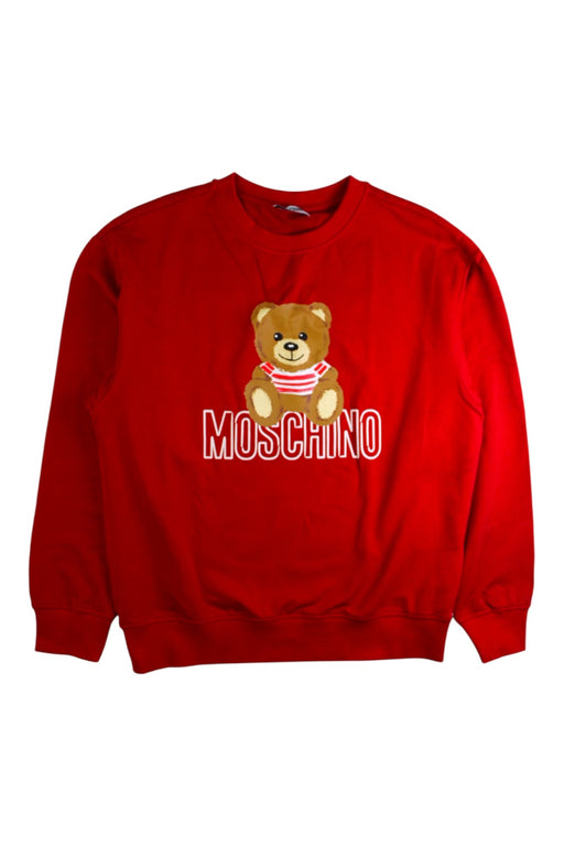A Red Crewneck Sweatshirts from Moschino in size 12Y for neutral. (Front View)
