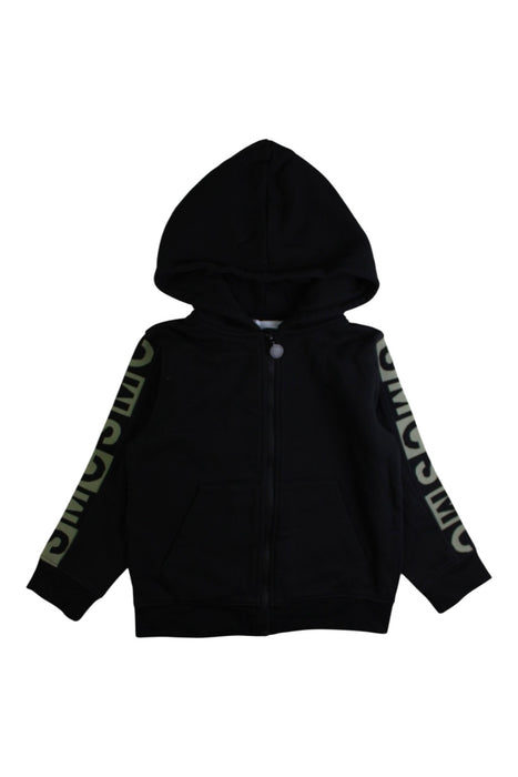 A Black Hooded Sweatshirts from Stella McCartney in size 6T for boy. (Front View)