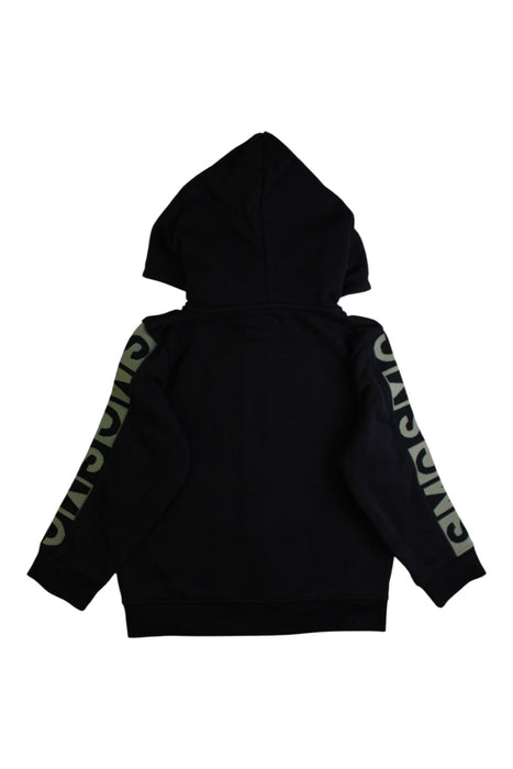 A Black Hooded Sweatshirts from Stella McCartney in size 6T for boy. (Back View)