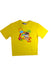 A Yellow Short Sleeve T Shirts from Moschino in size 6T for boy. (Front View)
