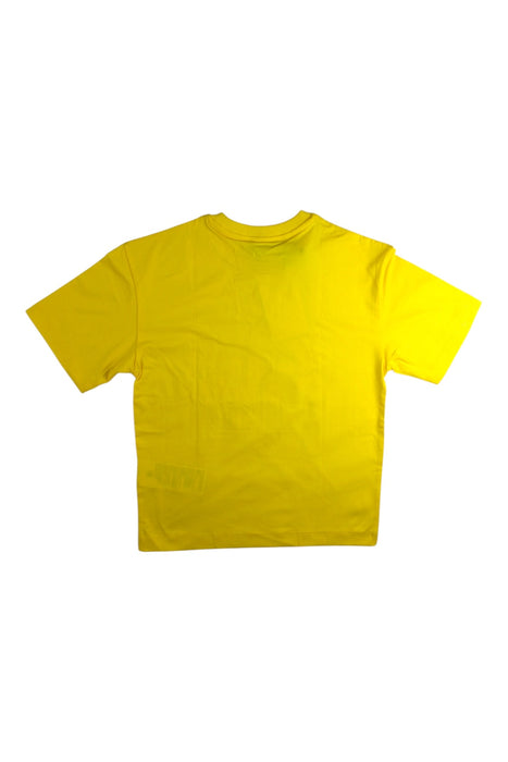 A Yellow Short Sleeve T Shirts from Moschino in size 6T for boy. (Back View)