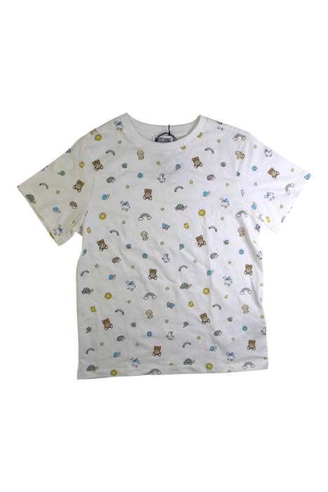 A White Short Sleeve T Shirts from Moschino in size 8Y for neutral. (Front View)