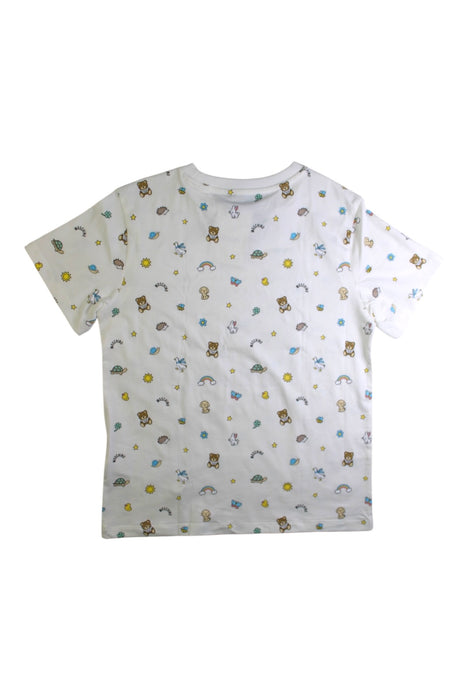 A White Short Sleeve T Shirts from Moschino in size 8Y for neutral. (Back View)