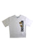 A White Short Sleeve T Shirts from Moschino in size 5T for boy. (Front View)