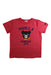 A Pink Short Sleeve T Shirts from Double B Mikihouse in size 5T for boy. (Front View)