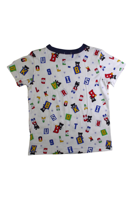 A Multicolour Short Sleeve T Shirts from Double B Mikihouse in size 5T for boy. (Back View)