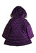 A Purple Puffer/Quilted Coats & Outerwear from Armani in size 4T for girl. (Back View)