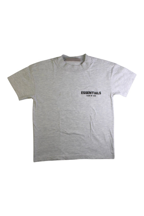 A Grey Short Sleeve T Shirts from Fear of God Essentials in size 8Y for neutral. (Front View)