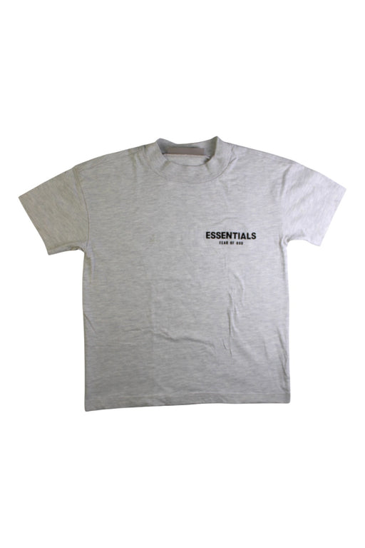 A Grey Short Sleeve T Shirts from Fear of God Essentials in size 8Y for neutral. (Front View)