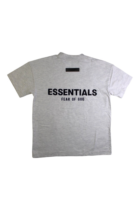 A Grey Short Sleeve T Shirts from Fear of God Essentials in size 8Y for neutral. (Back View)