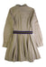 A Beige Long Sleeve Dresses from Polo Ralph Lauren in size 7Y for girl. (Back View)