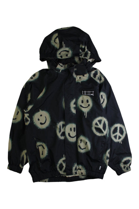 A Black Puffer/Quilted Coats & Outerwear from Molo in size 6T for boy. (Front View)