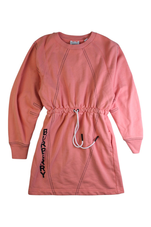 A Pink Sweater Dresses from Burberry in size 10Y for girl. (Front View)