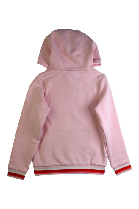 A Pink Hooded Sweatshirts from Fila in size 7Y for girl. (Back View)
