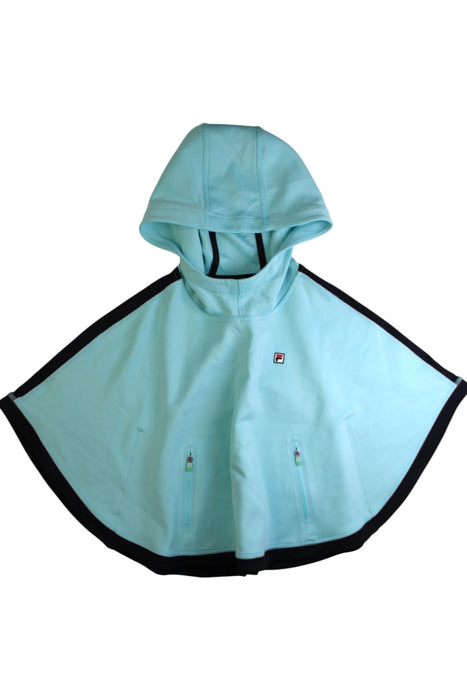 A Blue Capes & Ponchos from Fila in size 7Y for girl. (Front View)