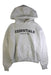 A Grey Hooded Sweatshirts from Fear of God Essentials in size 8Y for boy. (Front View)
