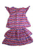 A Multicolour Sleeveless Dresses from La Compagnie des Petits in size 5T for girl. (Back View)