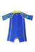 A Blue Wetsuits from Aquasport in size 2T for boy. (Back View)