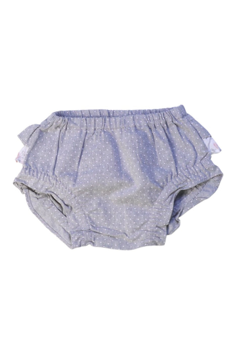 A Blue Bloomers from Tutto Piccolo in size 6-12M for girl. (Front View)