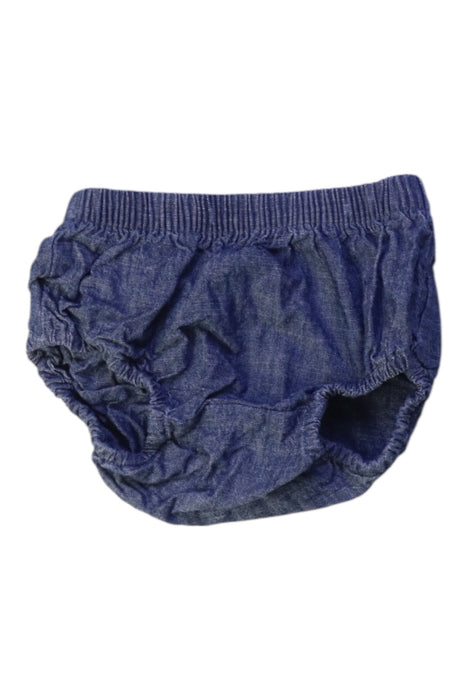 A Blue Bloomers from Tea in size 6-12M for girl. (Front View)