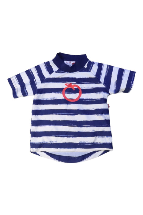 A Blue Rash Guards from Plum in size 0-3M for boy. (Front View)