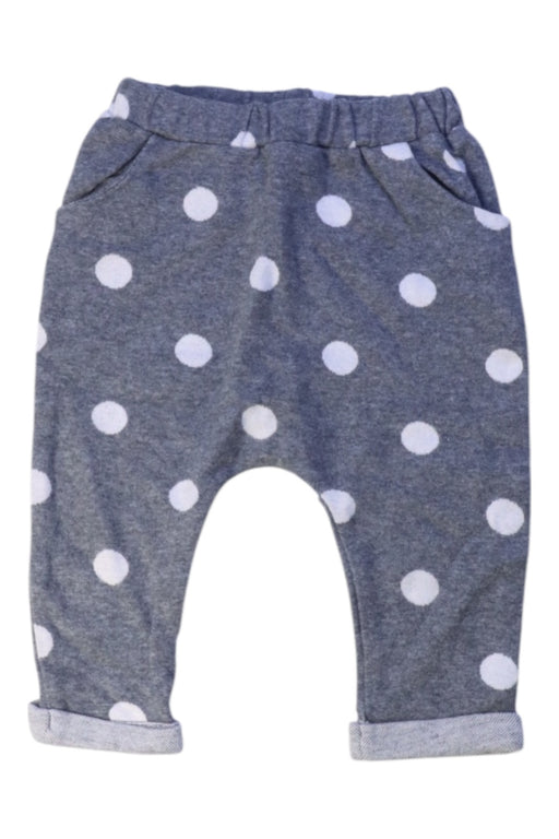 A Grey Sweatpants from Seed in size 3-6M for girl. (Front View)