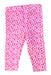 A Pink Leggings from Joules in size 3-6M for girl. (Front View)