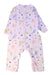 A White Long Sleeve Rompers from Petit Bateau in size 12-18M for neutral. (Front View)