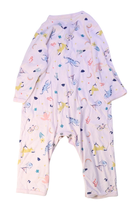A White Long Sleeve Rompers from Petit Bateau in size 12-18M for neutral. (Back View)
