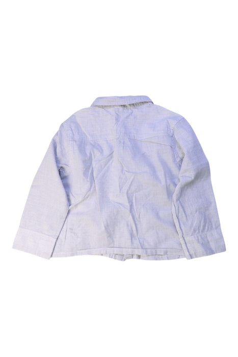 A White Long Sleeve Shirts from Cyrillus in size 12-18M for boy. (Back View)