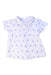 A White Short Sleeve Shirts from Bout'Chou in size 6-12M for boy. (Front View)