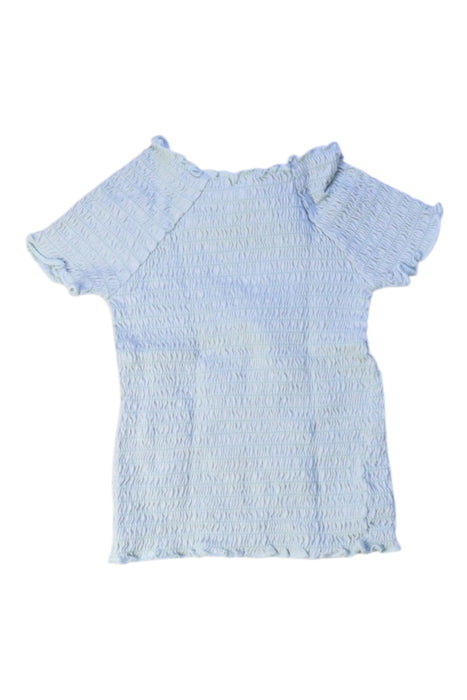 A Blue Short Sleeve Tops from Seed in size 3T for girl. (Front View)