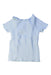 A Blue Short Sleeve Tops from Seed in size 3T for girl. (Back View)