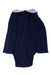 A Navy Long Sleeve Bodysuits from Jacadi in size 12-18M for girl. (Back View)